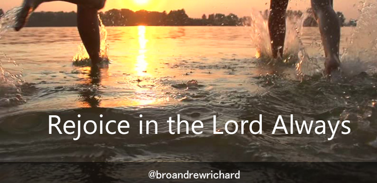 Rejoice in the Lord, always. Again I say, rejoice.” We’ve read the words and sung it many times. But how do you rejoice always? When stress is wearing you out how can you be joyful?